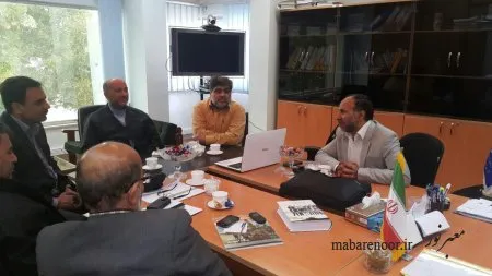 جلسه با مهندس حاتمی معاون شرکت نفتی اروندان استان خوزستان